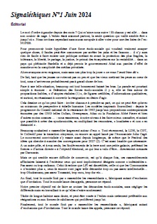 Publication Archipel Signaléthique N°1